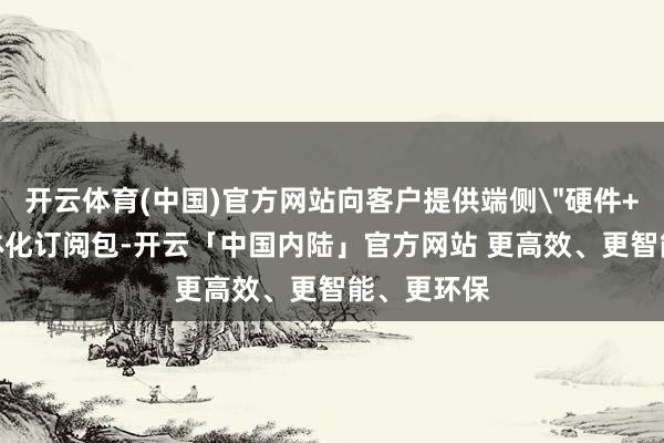 开云体育(中国)官方网站向客户提供端侧