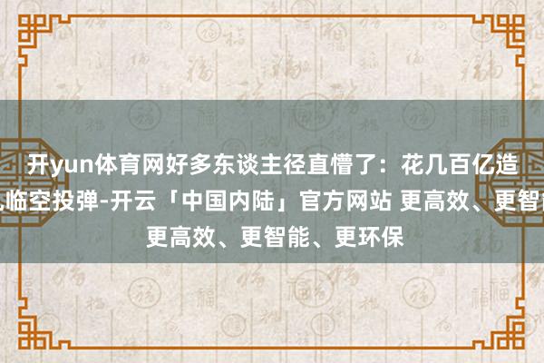 开yun体育网好多东谈主径直懵了：花几百亿造隐身轰炸机临空投弹-开云「中国内陆」官方网站 更高效、更智能、更环保